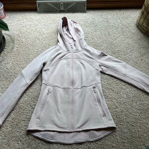 lululemon zip up jacket light pink